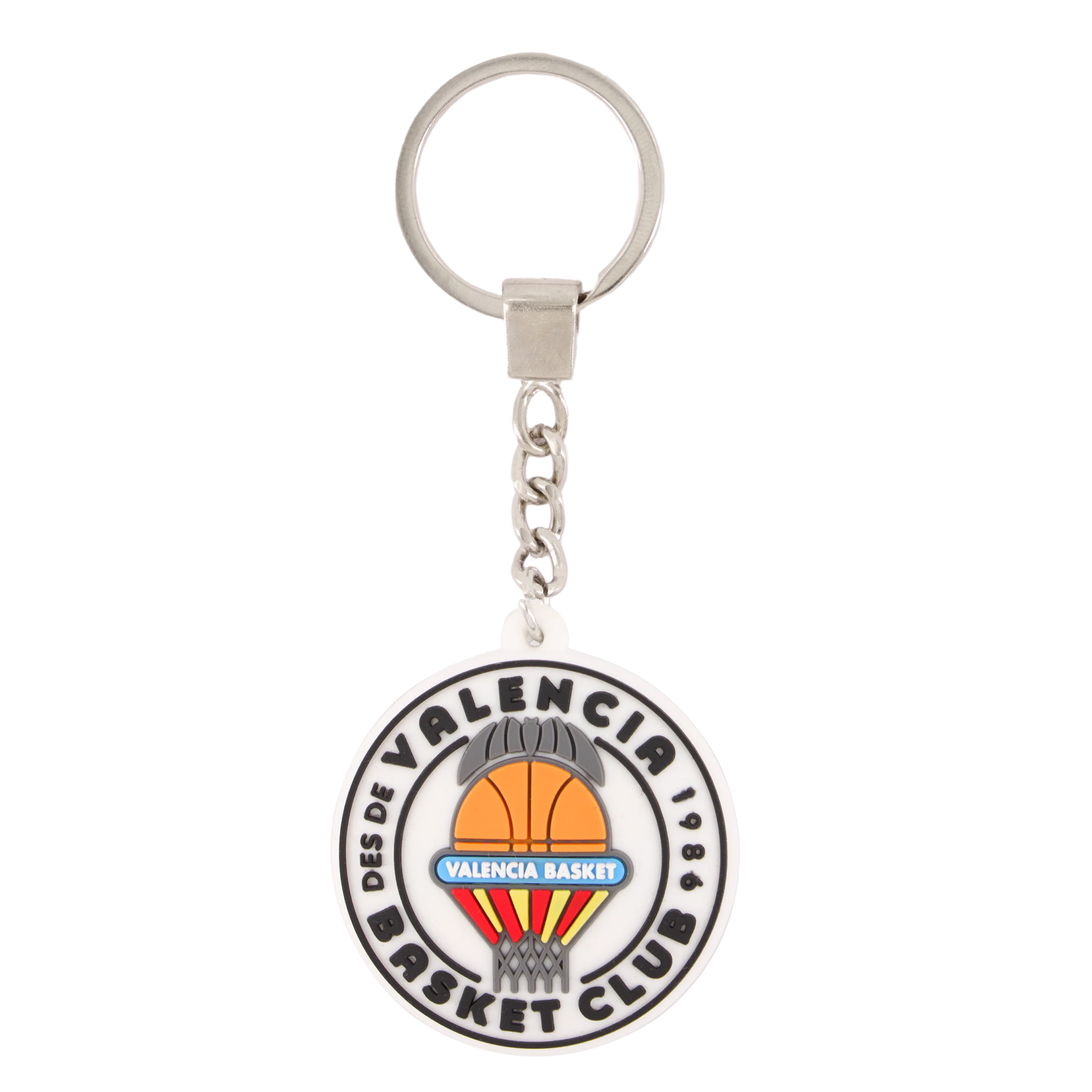 Llavero goma VBC Blanco